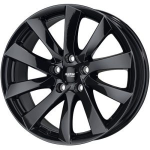 Alufelgi PLATIN P 106 5x114.3 9.5 19 ET45 diamant-schwarz Niemieckie
