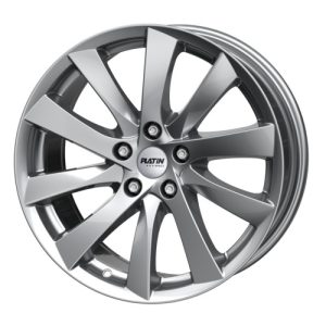 Alufelgi PLATIN P 106 5x114.3 9.5 19 ET45 metall silber Niemieckie