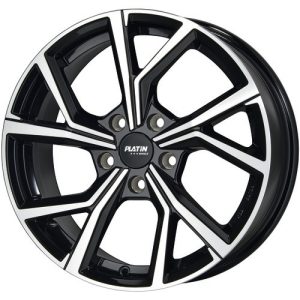 Alufelgi PLATIN P 115 5x114.3 7.0 17 ET50 black polished Niemieckie