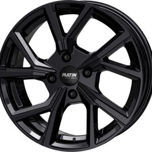 Alufelgi PLATIN P 115 4x108 6.5 16 ET38 black shiny Niemieckie